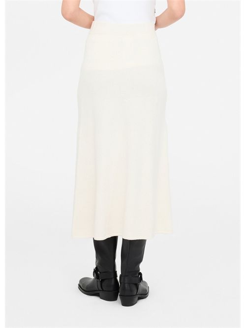 Gonna midi in maglia con paillettes LIU JO | MF5295MA27R/W9167